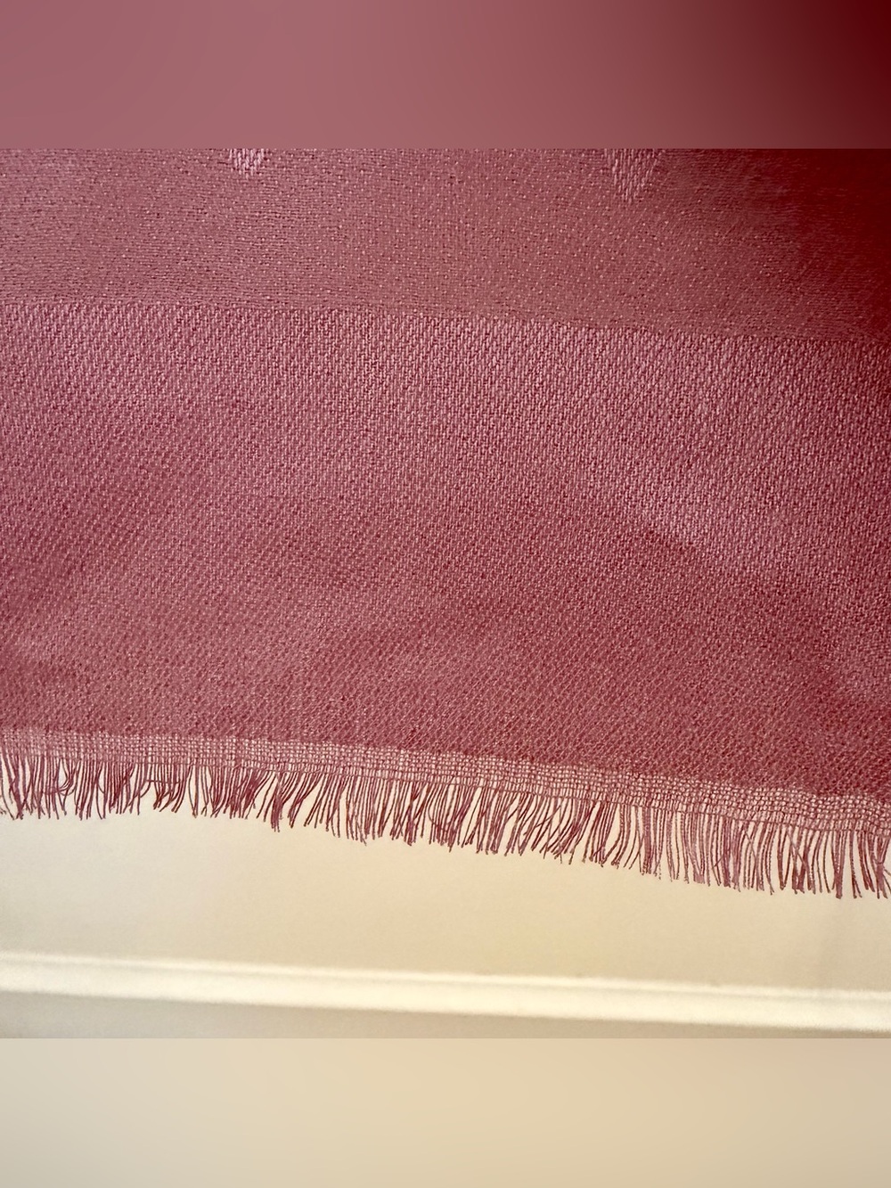 Luxury Cashmere & Silk Blend Monogram Scarf - Picture 5 of 9